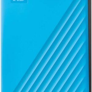 Western Digital 4TB My Passport Portable External Hard Drive HDD, USB 3.0, USB 2.0 Compatible, Blue - WDBPKJ0040BBL-WESN